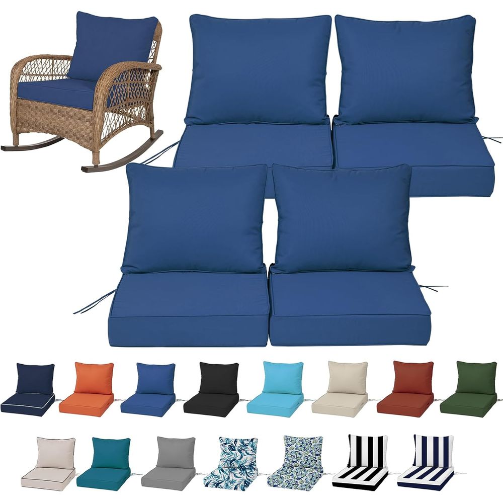 Outdoor Furniture - Набор из 4-х глубоких уличных подушек