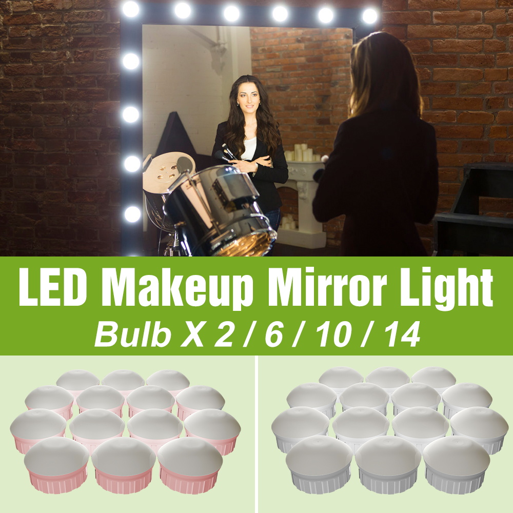 Dressing Table Vanity With Lighted Mirror - Светодиодная лампа для зеркала для макияжа