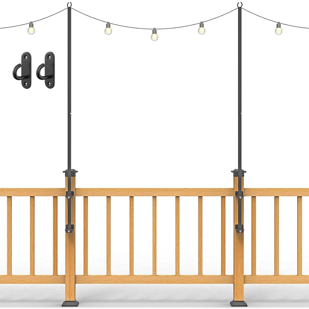 Outdoor Furniture - 2-упаковка гирляндных светильников - столбы из