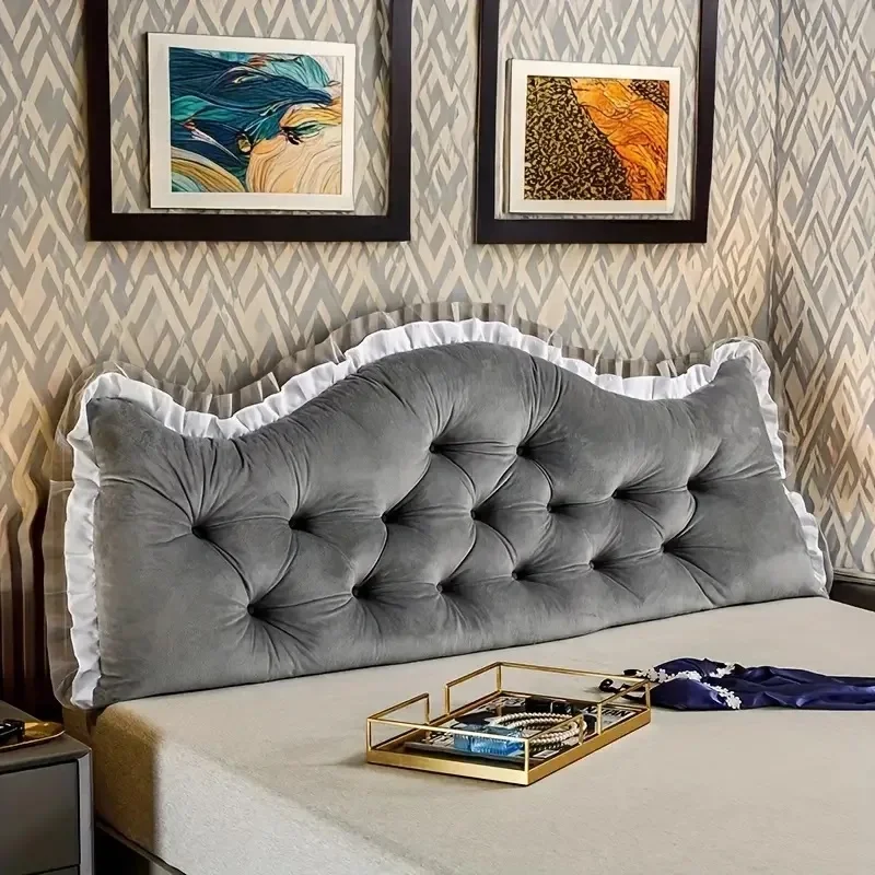 Headboard Cushion Backrest Tatami - Плюшевая подушка с татами, мягкая кружевная