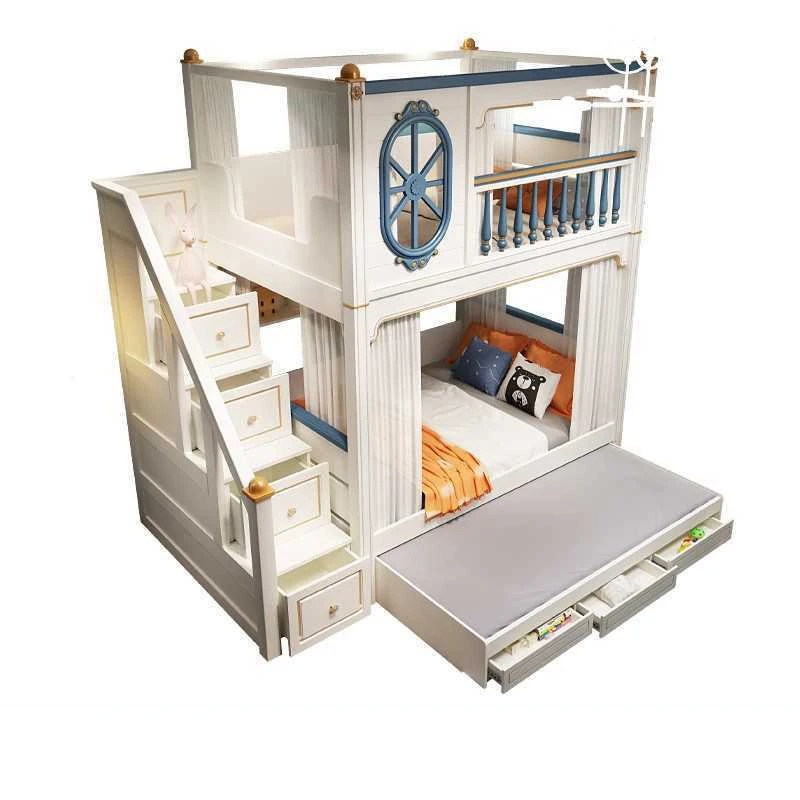 Bunk Bed With Stairs And Slide - -Для роскошной детской мебели для спальни,
