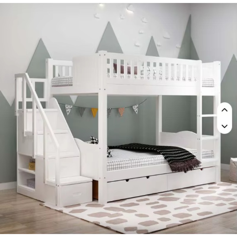 Bunk Bed With Stairs And Slide - Горячая распродажа: Двухъярусная кровать для детей