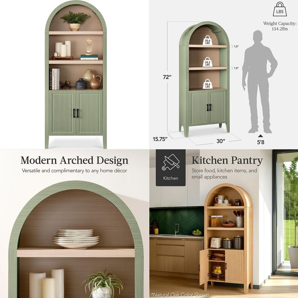 Высокий арочный кухонный шкаф- – обзор и цена Storage
