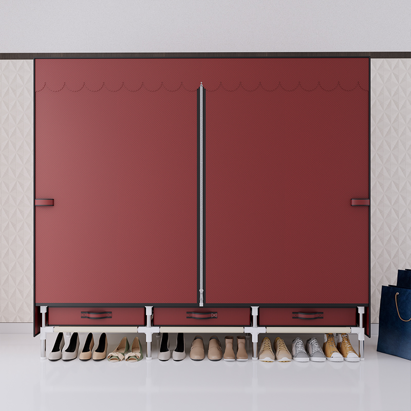 Портативный шкаф для одежды, с – обзор и цена Wardrobe Closet Portable Fabric Cover