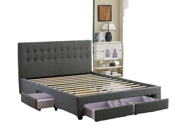 Современная двуспальная кроват – обзор и цена King Size Bed Frame With Storage Drawers