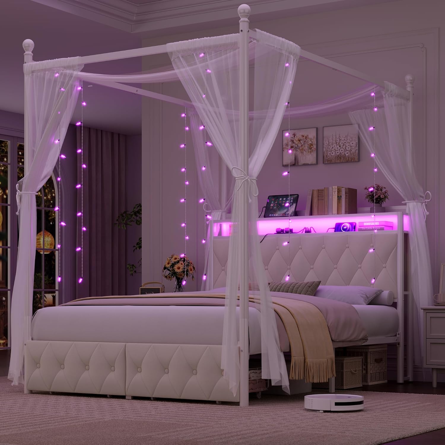 Кровать-балдахин размера 