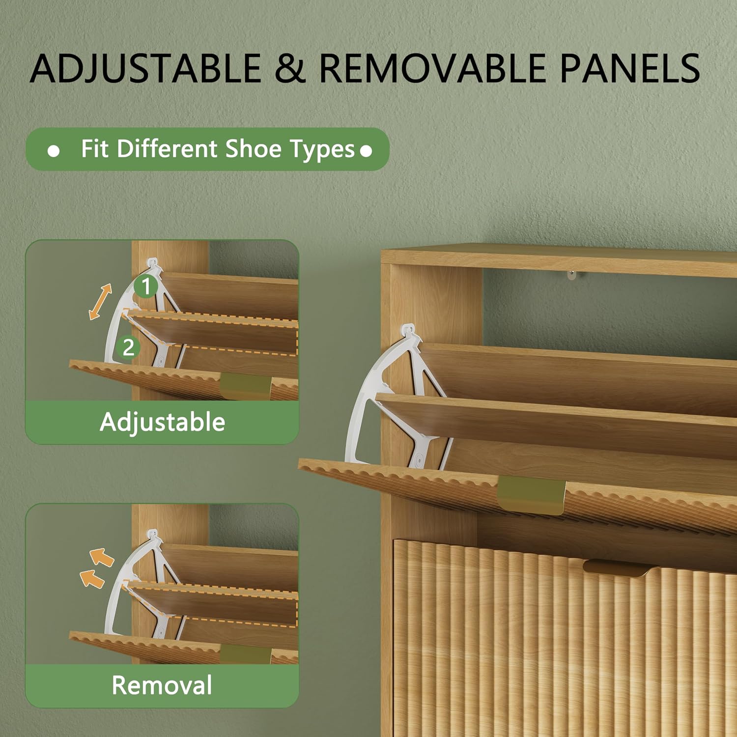 Шкаф для обуви с 3 откидными я – обзор и цена Shoe Rack Cabinet Narrow Entryway