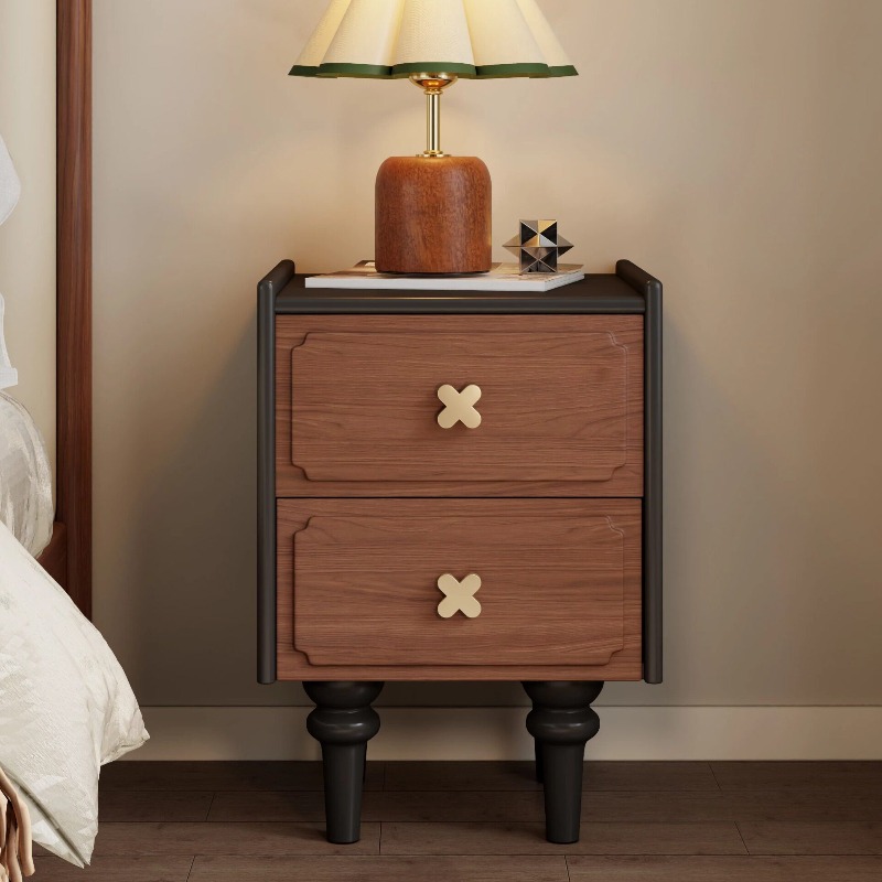 Мебель для дома: прикроватная  – обзор и цена Solid Wood Nightstand 2 Drawers