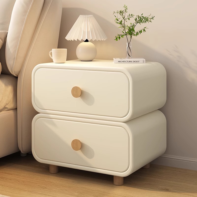 Минималистичная прикроватная т – обзор и цена Solid Wood Nightstand 2 Drawers