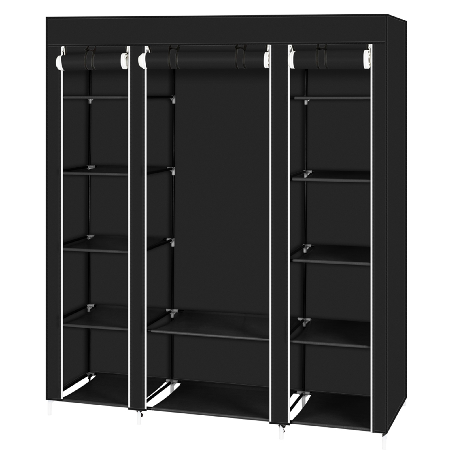 69-дюймовый портативный шкаф-о – обзор и цена Wardrobe Closet Portable Fabric Cover