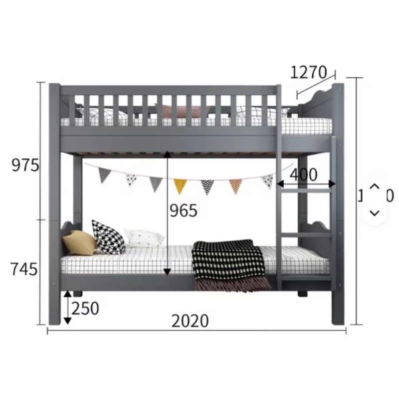 Горячая распродажа: Двухъярусн – обзор и цена Bunk Bed With Stairs And Slide