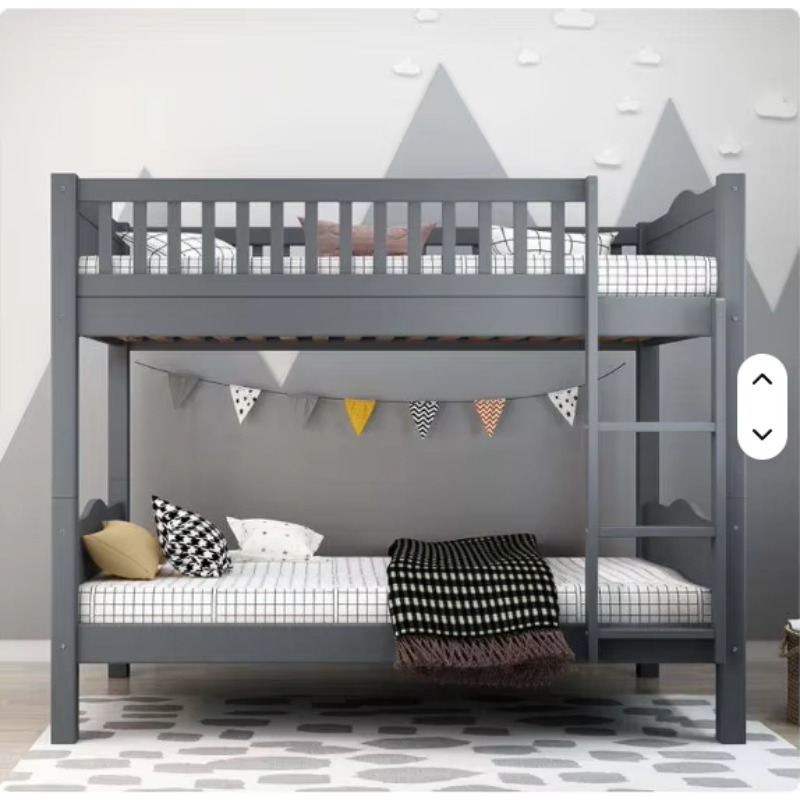 Горячая распродажа: Двухъярусн – обзор и цена Bunk Bed With Stairs And Slide