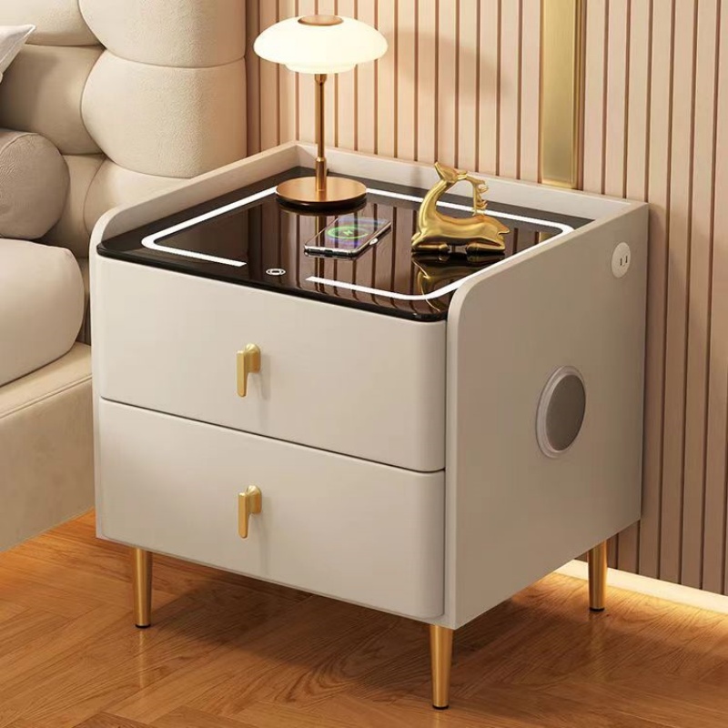 Прикроватная тумбочка в сканди – обзор и цена Solid Wood Nightstand 2 Drawers