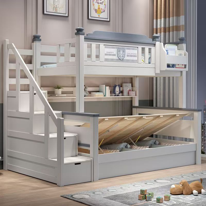 Новинка! 2025. Недорогая детск – обзор и цена Bunk Bed With Stairs And Slide