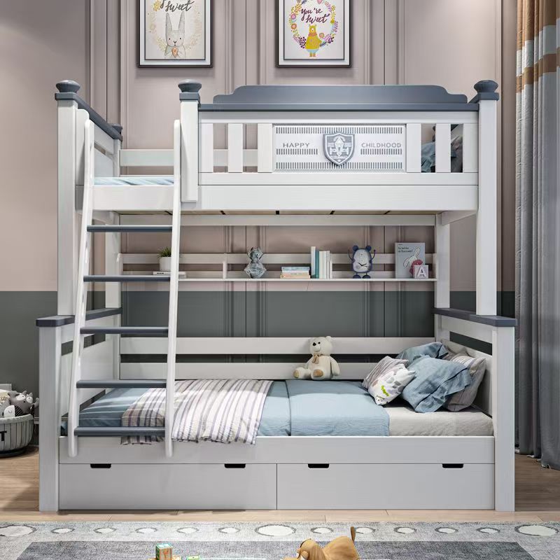 Новинка! 2025. Недорогая детск – обзор и цена Bunk Bed With Stairs And Slide
