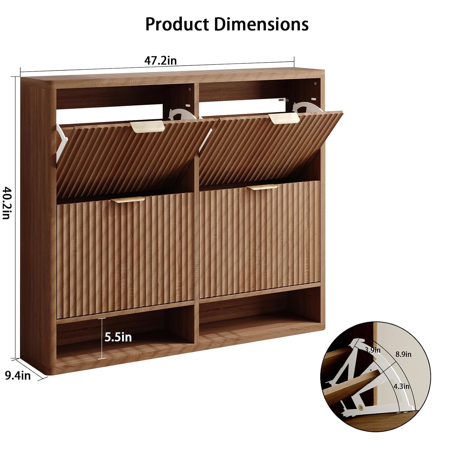 Шкаф для обуви с 4 откидными я – обзор и цена Shoe Rack Cabinet Narrow Entryway