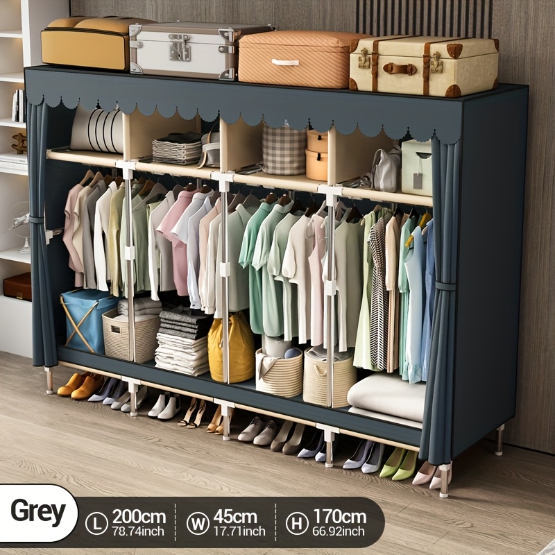 Портативный органайзер для шка – обзор и цена Wardrobe Closet Portable Fabric Cover