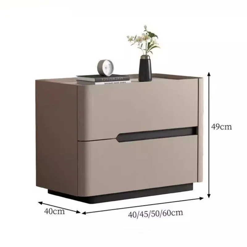 Скандинавский современный ночн – обзор и цена Solid Wood Nightstand 2 Drawers