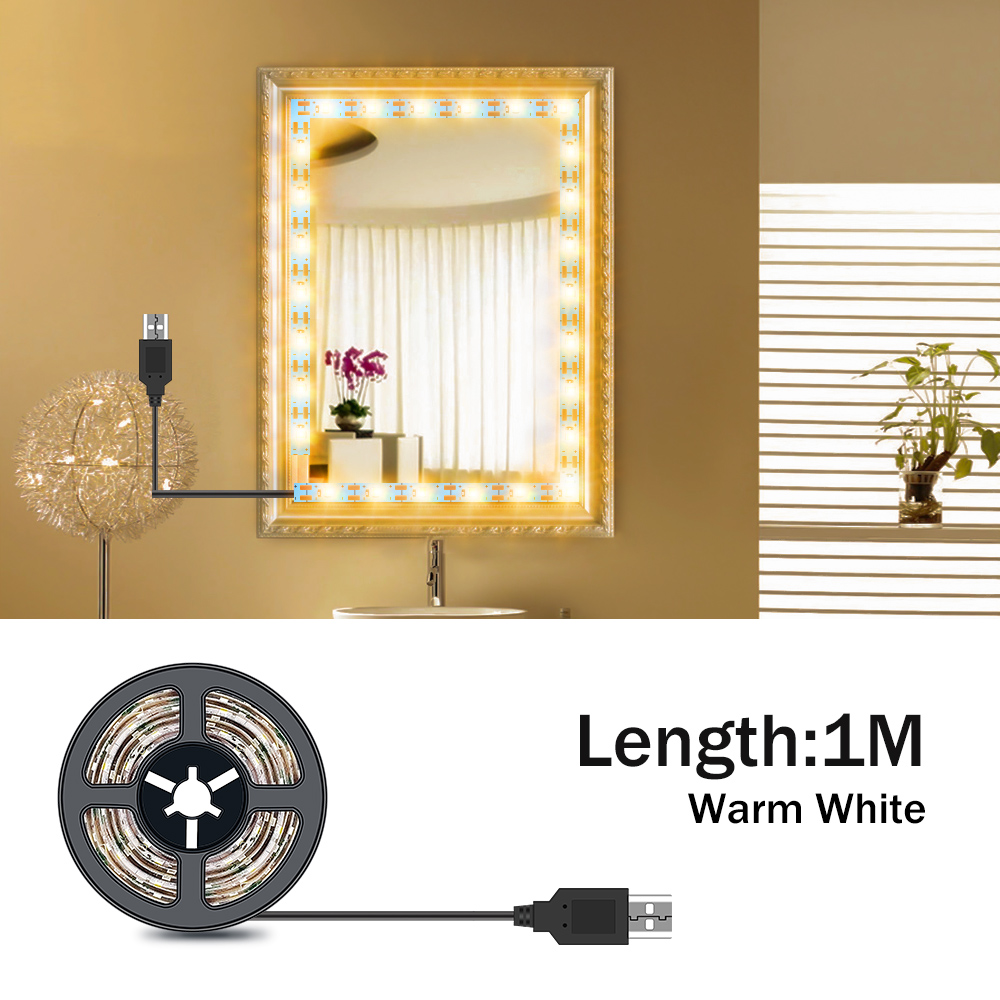 DC5V Светодиодная лампа для зе – обзор и цена Dressing Table Vanity With Lighted Mirror