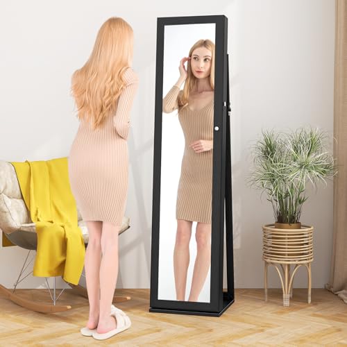 Шкаф для украшений с зеркалом  – обзор и цена Full Length Mirror Jewelry Armoire