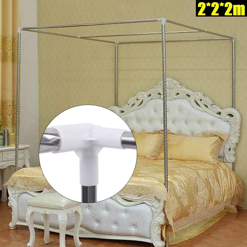 Каркас кровати из нержавеющей  – обзор и цена Canopy Bed Frame Metal Queen