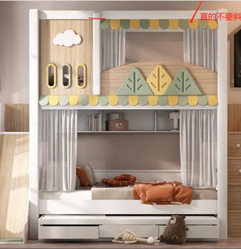 Современная детская двухъярусн – обзор и цена Bunk Bed With Stairs And Slide