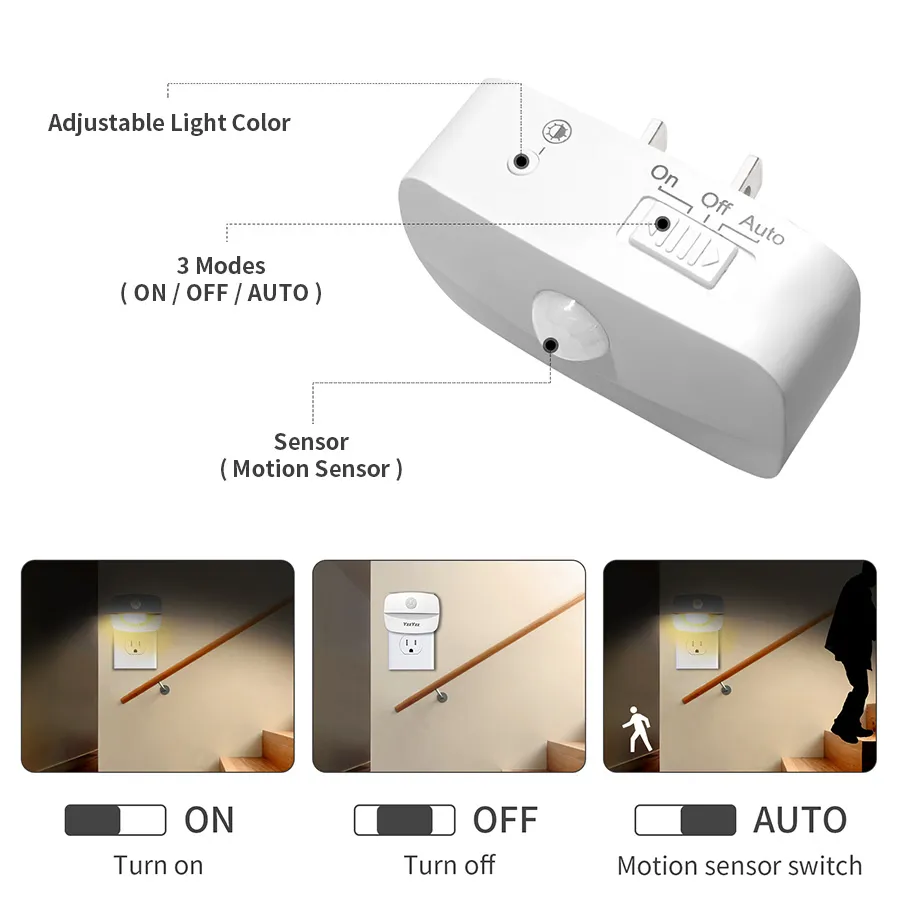 Светодиодный ночник с датчиком – обзор и цена Floating Nightstand With Led Light