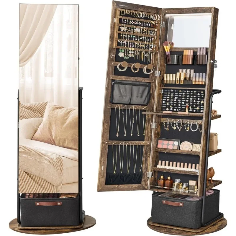 l 360° °   Поворотный зеркальн – обзор и цена Full Length Mirror Jewelry Armoire